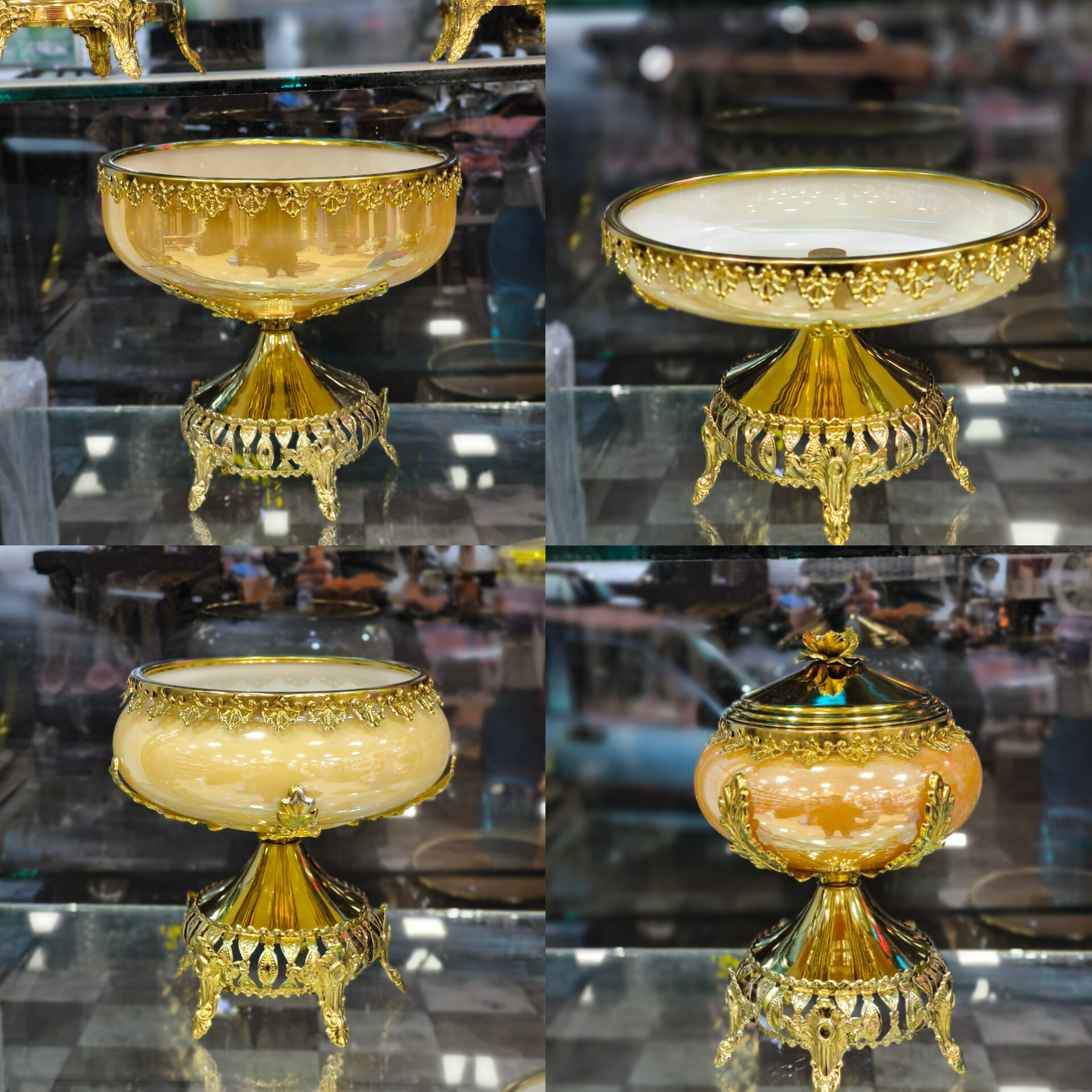 سرویس پذیرایی ۴ تیکه درباری عسلی