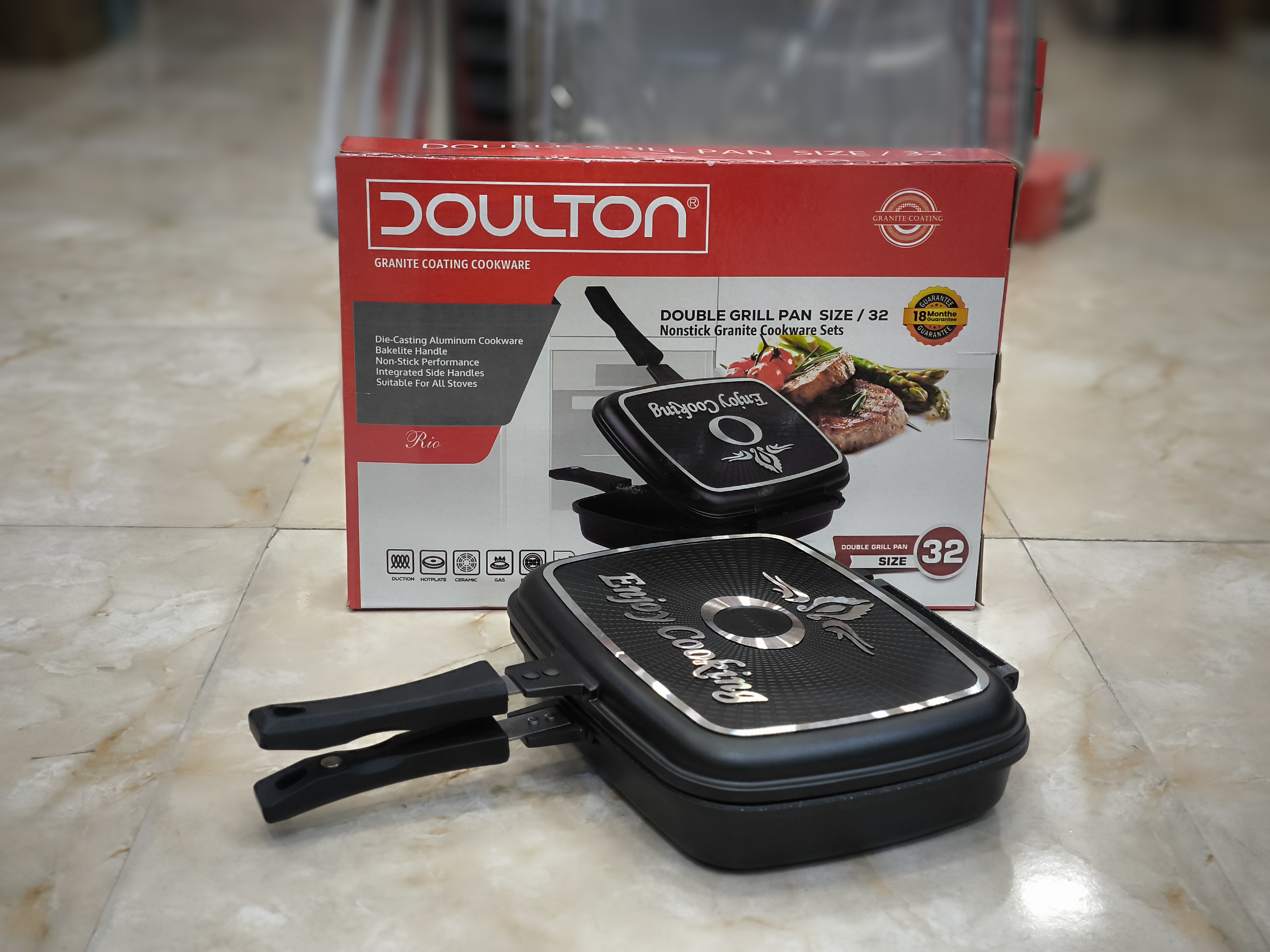 تابه ماهیتابه رژیمی دوطرفه چدنی مارک دالتون