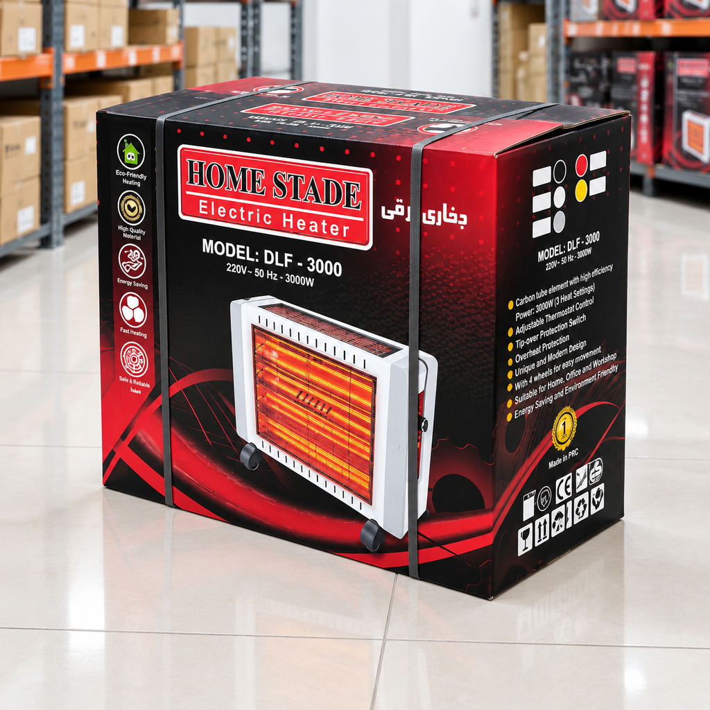 بخاری برقی فن‌ دار هوم استید DLF-300۰
