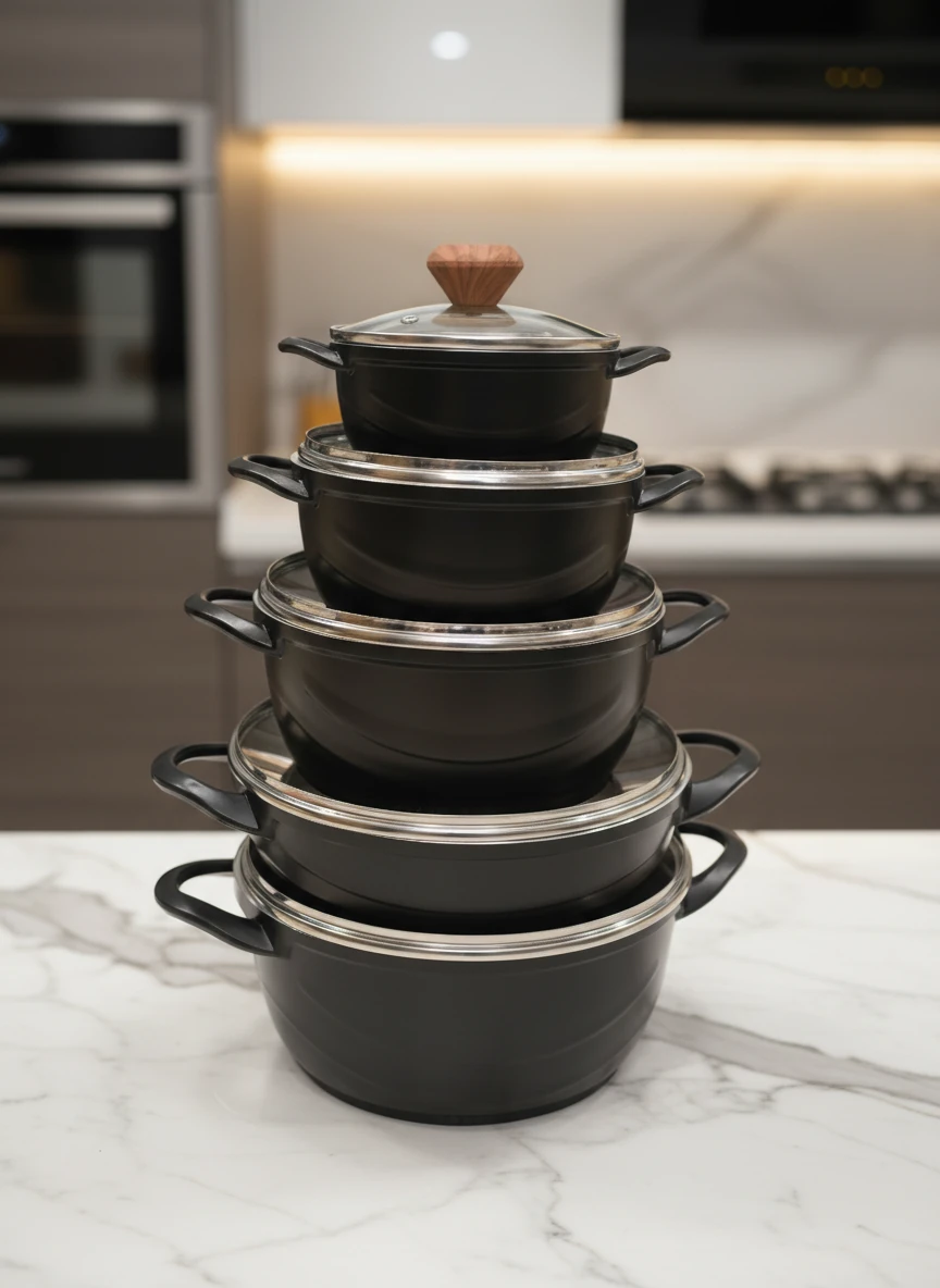 سرویس قابلمه چدنی ۱۰ پارچه اویتا