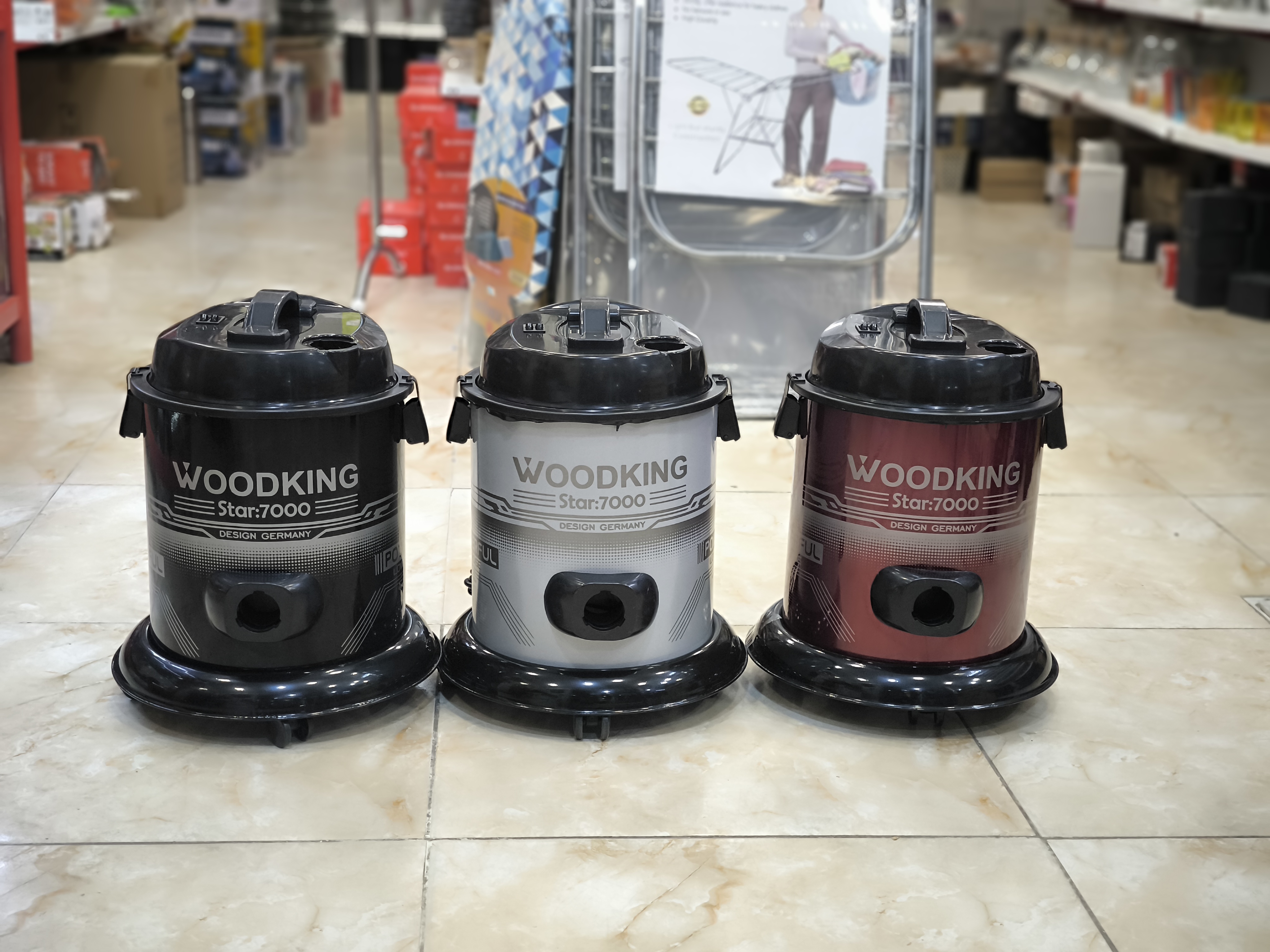 جارو برقی ( جاروبرقی سطلی وودکینگ)