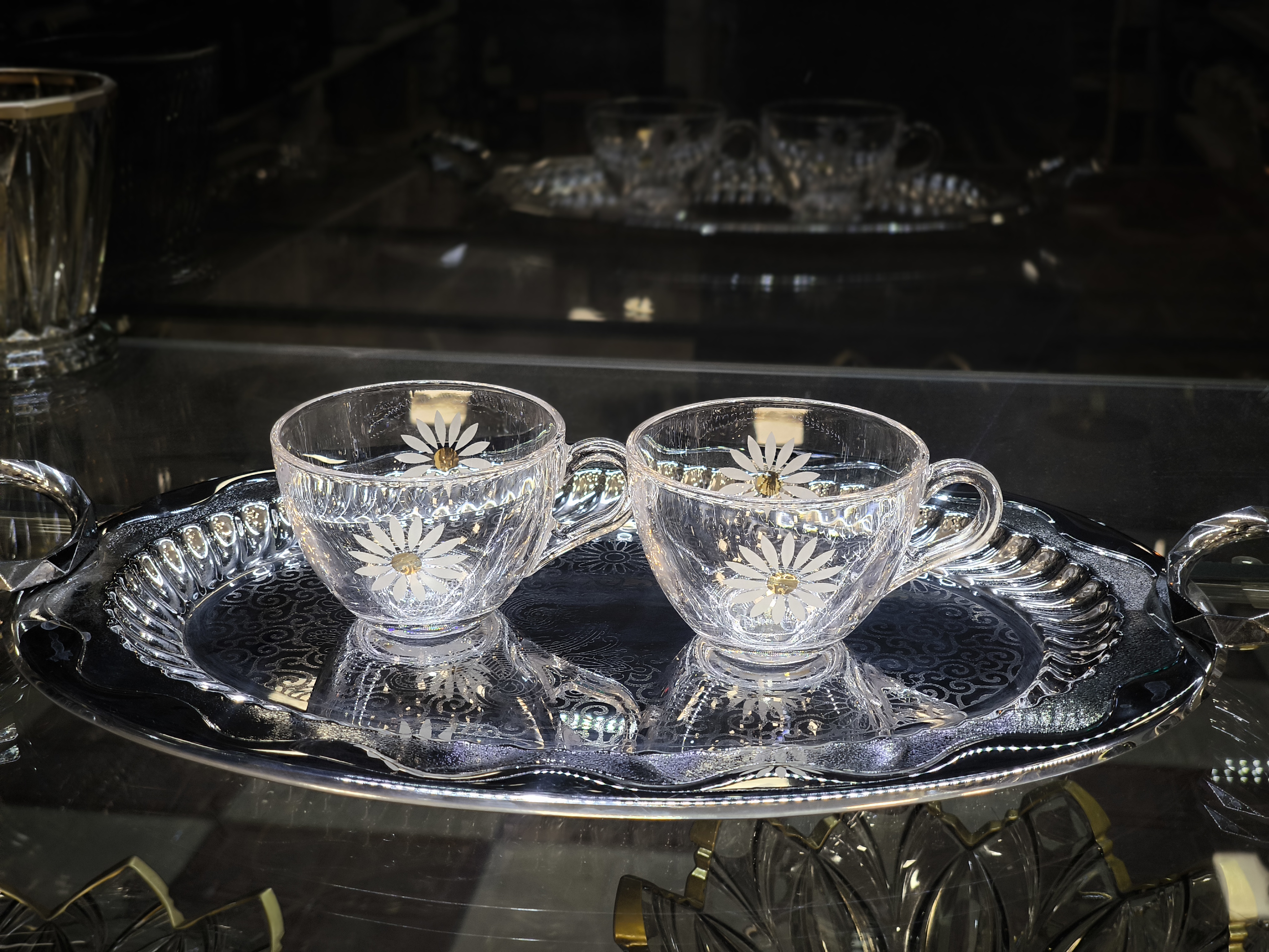 فنجان استکان مدل بیسیک گلدار بلینکمکس KTZB96