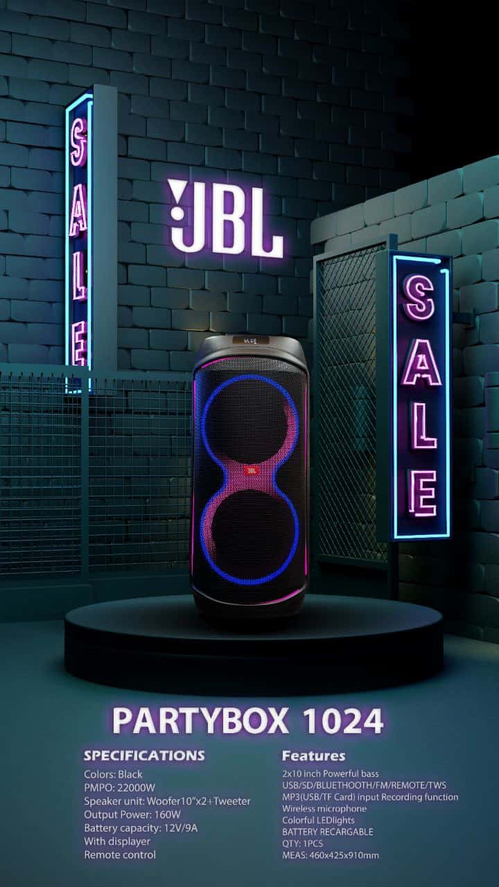 اسپیکر پارتی باکس جی بی ال JBL party box 1024 ۱۰۲۴