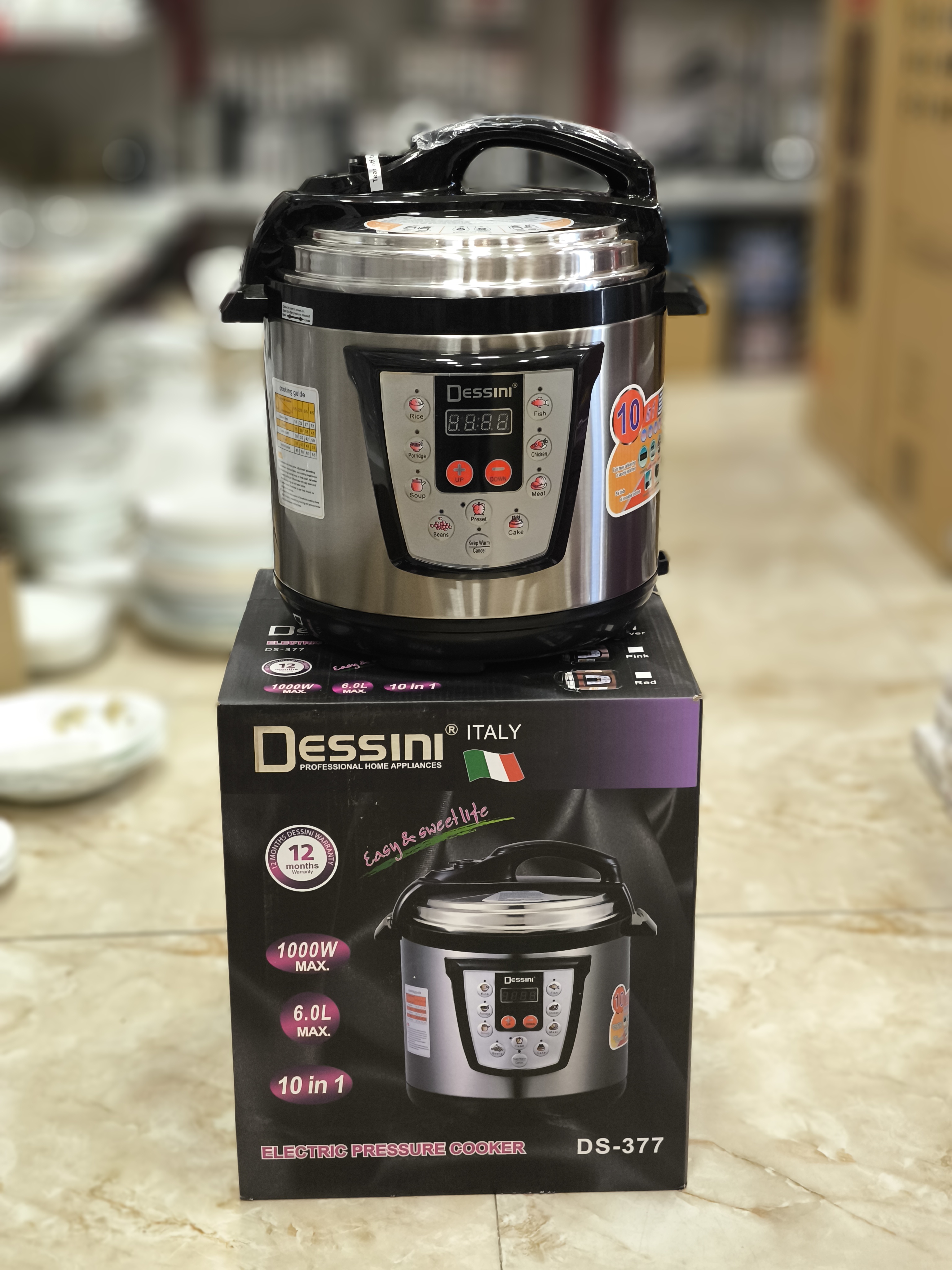 زودپز برقی ۱۰ کاره دسینی مدل DS-377